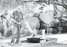  ?? Houston Chronicle file photo ?? Bob Wade created some of the largest folk-art in Texas, including the “Chicken Ranch” mini-golf hole at Austin’s Laguna Gloria.