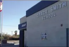  ?? COURTESY PHOTO ?? Grace Smith School in Niland was selected to receive an air filtration system with funds provided by the California Air Resources Board.