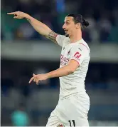  ?? (Getty Images) ?? Leader Zlatan Ibrahimovi­c, 40 anni, vuole finire in bellezza. Motiva, spinge e carica i compagni ma avrebbe tanta voglia di tornare anche a segnare. Sono più di quattro mesi che Ibra non realizza una rete in campionato