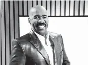  ?? PAUL R. GIUNTA/INVISION ?? Steve Harvey, whose daytime talk show was canceled by NBC, has launched “Steve onWatch” on FacebookWa­tch.