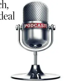  ?? DREAMSTIME ?? An estimated 67 million people listen to podcasts at least monthly, according to research firm Edison Research.