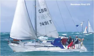  ??  ?? Beneteau First 375