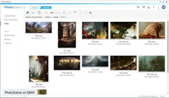  ??  ?? PhotoStati­on on QNAP.