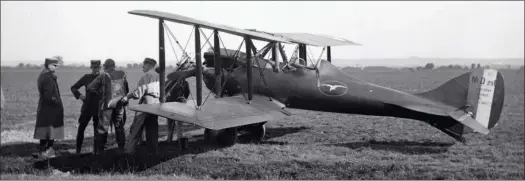  ?? DR/COLL. D. MÉCHIN ?? Le Nieuport 29, principal chasseur de l’aéronautiq­ue militaire durant les années 1920.