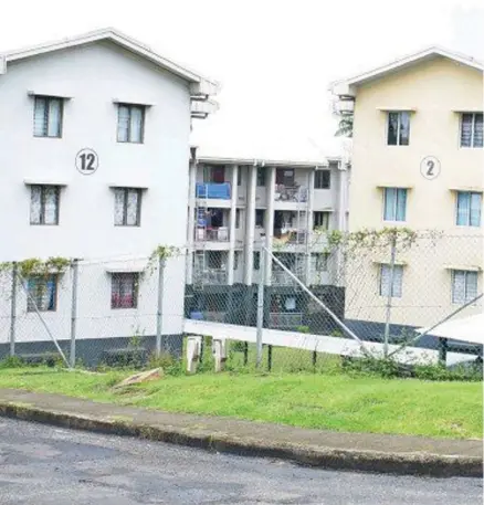  ?? Picture: Ronald Kumar ?? Public Rental Board is looking at redevelopi­ng 168 flats in Raiwaqa.