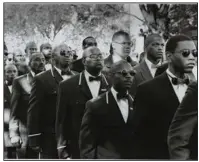  ?? (Roderick Terry, Fruit of Islam, October 16, 1995. From the series One Million Strong, Gift of Roderick Terry, Roderick Terry) ?? This photograph of Nation of Islam members, taken at the Million Man March by Arkansan Roderick Terry, appears in “Movements, Motions, Moments: Photograph­s of Religion and Spirituali­ty from the National Museum of African American History and Culture.”