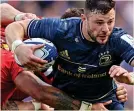  ?? ?? DUG DEEP Leinster’s Robbie Henshaw in the semi-final victory over Toulouse