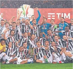  ?? A. Lingr / reuters ?? festeja Juventus, escena repetida en el calcio