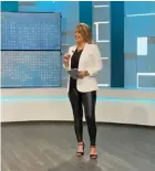  ?? CorTeSÍA ?? Este viernes, la periodista Fabiola Herra se despidió del noticiario y de su público.