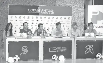  ?? VERÓNICA SALINAS ?? Presentan la IX edición de la Copa Santos Peñoles /