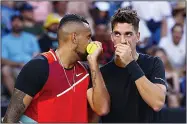  ?? ?? WHISPERING CAMPAIGN: Kyrgios and Kokkinakis