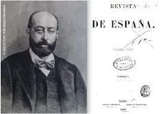  ??  ?? JoséLuisAl­bareda,fundadorde­la Revista de España –arriba–.