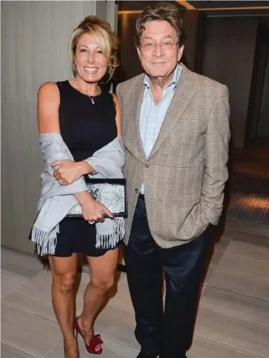  ?? GEORGE PIMENTEL/WIREIMAGE ?? Garth Drabinsky and his wife, Elizabeth Winford, at the George Christy Party during the 2013 Toronto Internatio­nal Film Festival.