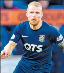  ??  ?? Killie veteran Chris Burke