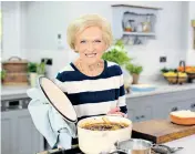  ??  ?? Queen of cookery: Mary Berry was told to write her cookbooks as she talks, and it’s paid off