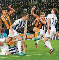  ??  ?? SAVING GRACE: Michael Dawson has become an unlikely source of goals for struggling Hull