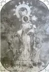  ?? PHOTO FROM THE 2002 SOUVENIR PROGRAM OF THE PARISH OF JOROAN, ALBAY ?? Our Lady of Salvation of Tiwi.
