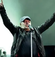  ??  ?? Rocker Vasco Rossi in concerto per due giorni a Bari