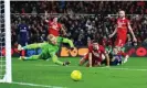  ?? Smith/Action Images/Reuters ?? Conor Gallagher goes close for Chelsea at the Riverside Stadium. Photograph: Lee