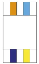 ??  ?? Fig 2 Check your design has an even mixture of colours before piecing your blocks together
