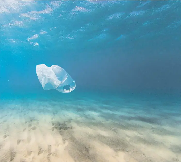  ??  ?? Los españoles consumimos 8.476 millones de bolsas de plástico cada año, una media de unas 180 por habitante y año.