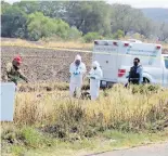  ?? CORTESÍA ?? El motociclis­ta sin vida, fue localizado dentro del canal de riego