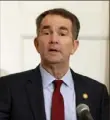  ?? AP ?? Virginia Gov. Ralph Northam