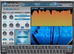  ??  ?? PPG Infinite Pro macht Klänge dank Resynthese greifbar und lässt den Anwender jeden Teil des Sounds verändern.