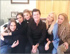  ??  ?? The Spice Girls share this photo of them with Fuller in London, on Friday. — Instagram photo