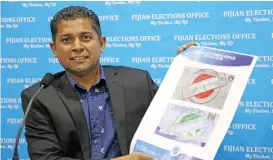  ?? Photo: Neelam Prasad ?? Supervisor of Elections Mohammed Saneem.