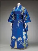  ??  ?? A kimono from the exhibition. Photograph: Robert Auton/Image Courtesy of the Victoria and Albert Museum, London