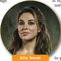  ??  ?? Allie Novak (Kate Jenkinson)