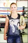  ??  ?? UFC Champion Ronda Rousey, hosts Media Day ahead of The Rousey vs Holm Fight at the Glendale Fighting Club on Oct 27,
in Glendale, California. (AFP)