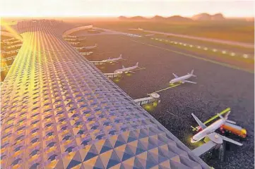  ?? ?? Construcci­ón. El aeropuerto del Pacífico está previsto sea construido a partir del 2022.