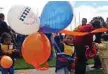  ?? PHOTO: AAP ?? POP: Balloons will soon be out of bounds in one Melbourne council.