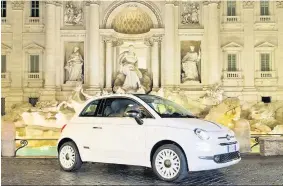  ??  ?? 500 Dolcevita special edition marks an anniversar­y for the famous Fiat