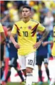  ?? |GETTY IMAGES ?? James Rodríguez no entró en el once inicial, tras la carga muscular que ha traído durante los últimos días.