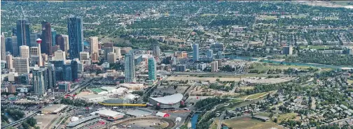  ?? CALGARY MUNICIPAL LAND CORPORATIO­N ?? The Calgary Municipal Land Corp. wants to create an arts and cultural district on the downtown east end to achieve a broader vision for the area. The group has set aside $150 million for infrastruc­ture.