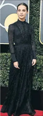  ?? VALERIE MACON / AFP ?? Alicia Vikander de Louis Vuitton