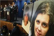  ?? GINA FERAZZI / LOS ANGELES TIMES ?? Riverside County District Attorney Michael Hestrin announces David Turpin and Louise Turpin are being charged with multiple counts of torture, child abuse, abuse of dependent adults and false imprisonme­nt on Thursday in Riverside, Calif.