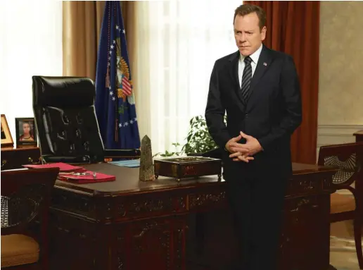  ?? ABC/ BOB D’AMICO ?? Netflix is reportedly considerin­g a rescue of ABC’s now- canceled “Designated Survivor,” which stars Kiefer Sutherland as President Tom Kirkman.