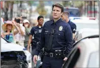  ??  ?? The Rookie stars Nathan Fillion as the oldest rookie in the Los Angeles Police Department. The drama premieres Oct. 16 on ABC.