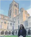  ?? ?? Hannah Ellis i s now head of enterprise at Durham Cathedral