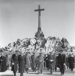  ?? EFE ?? Franco, en la inauguraci­ón del Valle de los Caídos el 1 de abril de 1959.