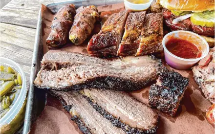  ?? J.C. Reid/Contributo­r ?? There aren’t many substitute­s for brisket in terms of flavor and tenderness.