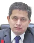  ?? ?? Armindo Torres, director de Declaracio­nes Juradas de la Contralorí­a General. Dijo que se le va a correr traslado al magistrado.