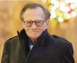  ?? RICHARD DREW/ASSOCIATED PRESS ?? Larry King, who interviewe­d presidents, movie stars and ordinary Joes during a half-century in broadcasti­ng, has died at age 87.