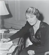  ?? ?? Marjorie Merriweath­er Post in 1942, during her marriage to diplomat Joseph E. Davies.