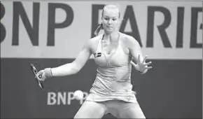  ??  ?? Kiki Bertens mikt op een rentree bij het WTA-toernooi in het Oostenrijk­se Linz dat maandag van start gaat. (Foto: NOS.nl)