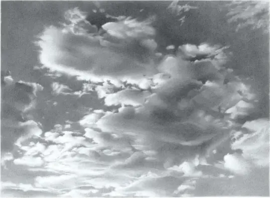  ??  ?? Vija Celmins,
Clouds, 1968; graphite on paper; private collection. Courtesy: Matthew Marks Gallery, New York/Los Angeles © Vija Celmins.